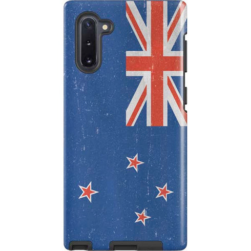 New Zealand Flag Distressed Galaxy Cases